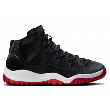 Детские кроссовки Jordan 11 Retro Bred Velvet (PS)