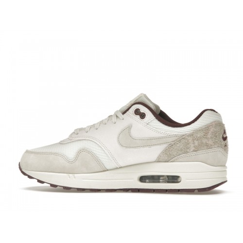Nike Air Max 1 Light Orewood Brown Burgundy Crush - мужская сетка размеров