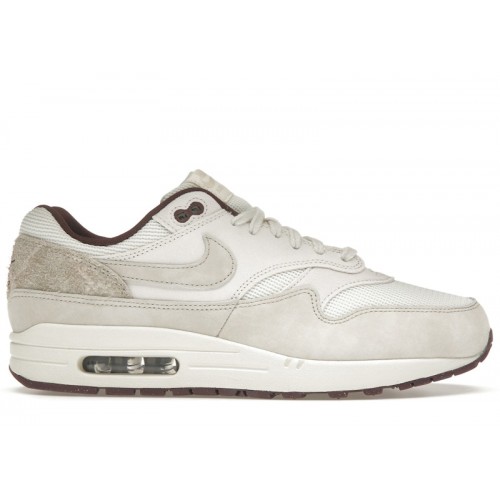 Nike Air Max 1 Light Orewood Brown Burgundy Crush - мужская сетка размеров