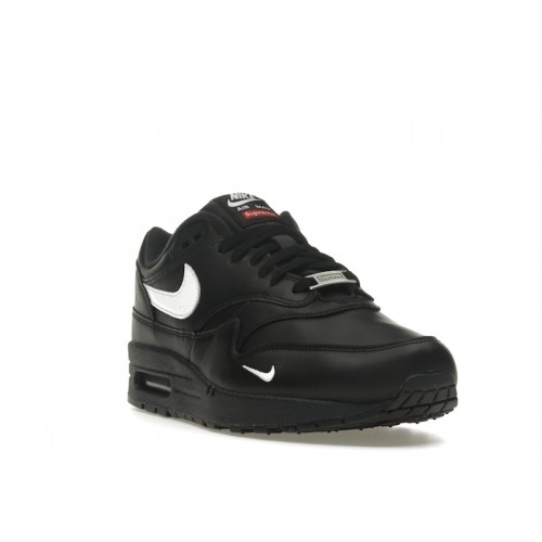 Кроссы Nike Air Max 1 87 SP Supreme Black White - мужская сетка размеров