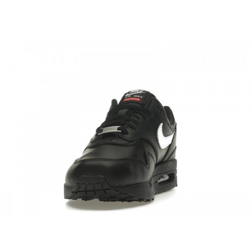 Кроссы Nike Air Max 1 87 SP Supreme Black White - мужская сетка размеров