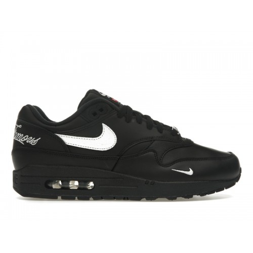 Кроссы Nike Air Max 1 87 SP Supreme Black White - мужская сетка размеров