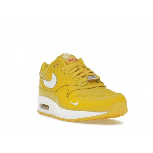 Кроссы Nike Air Max 1 87 SP Supreme Speed Yellow - мужская сетка размеров