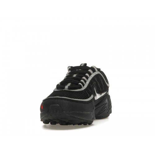 Кроссы Nike Air Zoom Spiridon Black Metallic Silver - мужская сетка размеров