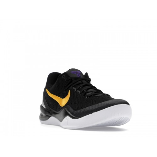 Кроссы Nike Kobe 8 Protro Lakers Away - мужская сетка размеров