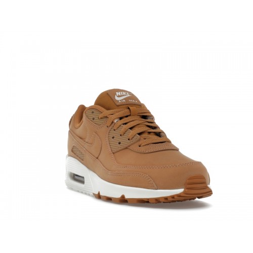 Кроссы Nike Air Max 90 Premium Flax Sail - мужская сетка размеров