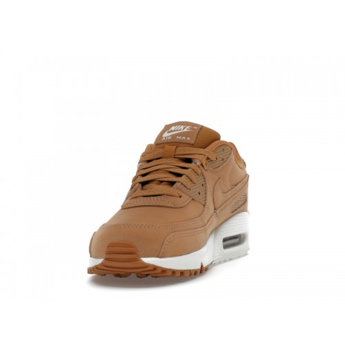 Кроссы Nike Air Max 90 Premium Flax Sail - мужская сетка размеров