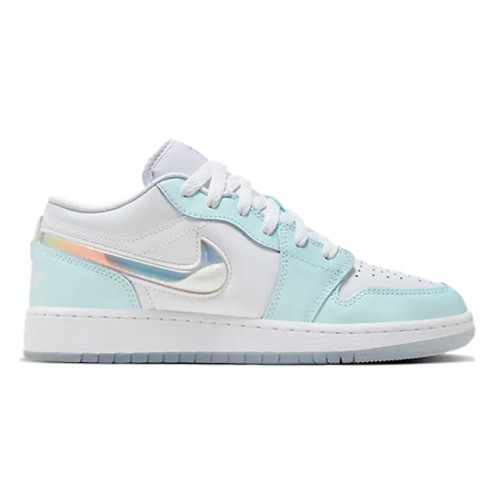 Air Jordan 1 Low SE GS Glacier Blue - подростковая сетка размеров