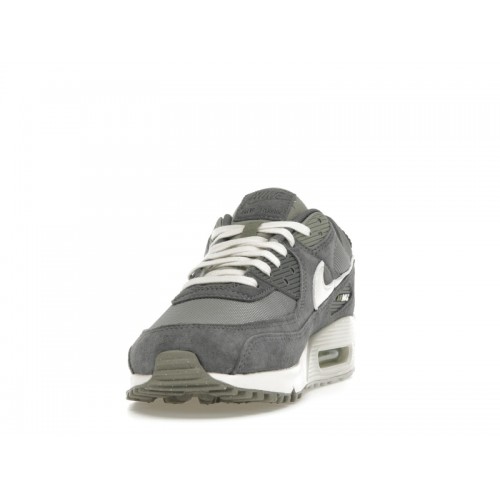 Кроссы Nike Air Max 90 Premium Iron Grey - мужская сетка размеров
