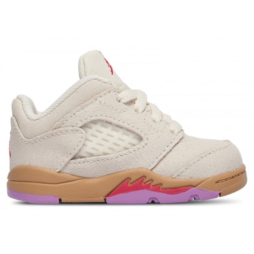 Air Jordan 5 Retro Low TD Peanut Butter & Jelly - детская сетка размеров