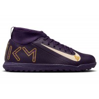 Подростковые Nike Mercurial Superfly 10 Club TF Kylian Mbappé Grand Purple (GS)
