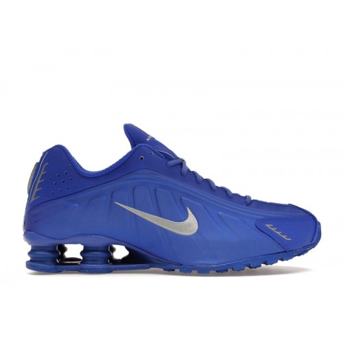 Nike Shox R4 Racer Blue Metallic Silver (W) - женская сетка размеров