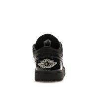 Женские Jordan 1 Low SE Patent Elephant Black (W)