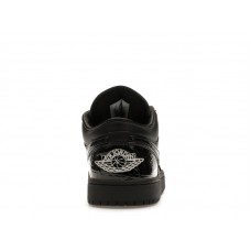 Женские Jordan 1 Low SE Patent Elephant Black (W)