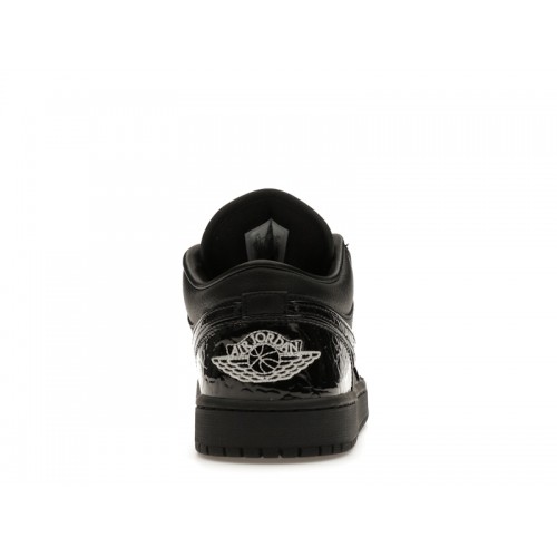 Кроссы Jordan 1 Low SE Patent Elephant Black (W) - женская сетка размеров