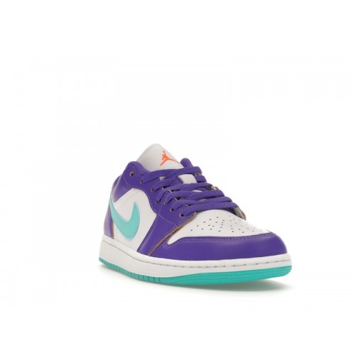Кроссы Jordan 1 Low SE Psychic Purple Hyper Jade - мужская сетка размеров
