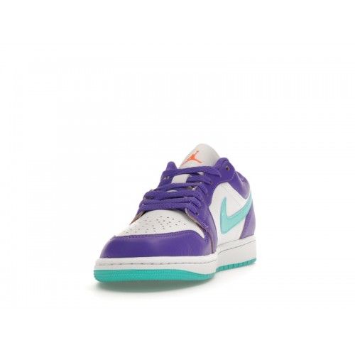 Кроссы Jordan 1 Low SE Psychic Purple Hyper Jade - мужская сетка размеров