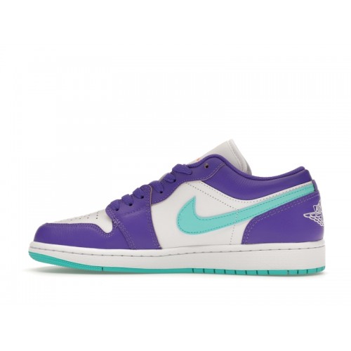 Кроссы Jordan 1 Low SE Psychic Purple Hyper Jade - мужская сетка размеров