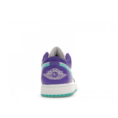 Кроссы Jordan 1 Low SE Psychic Purple Hyper Jade - мужская сетка размеров