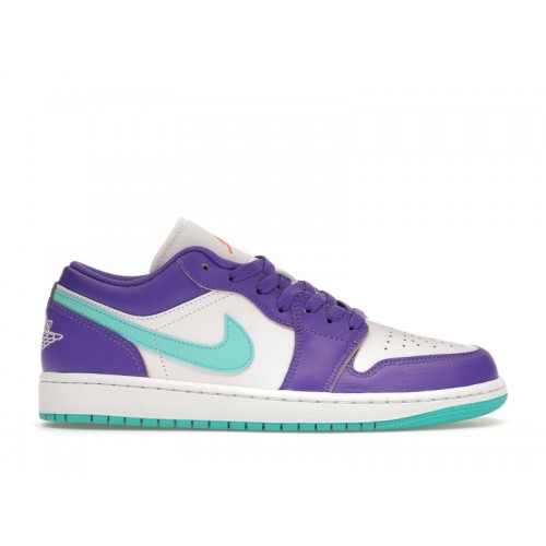 Кроссы Jordan 1 Low SE Psychic Purple Hyper Jade - мужская сетка размеров