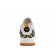 Кроссовки Jordan Spizike Low White Metallic Gold