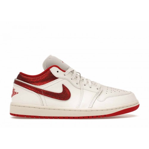 Wmns Air Jordan 1 Low Ruby - женская сетка размеров