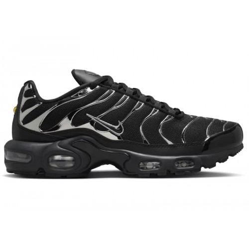 Кроссы Nike Air Max Plus SE Black Chrome (W) - женская сетка размеров