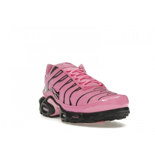 Кроссы Nike Air Max Plus Pink Black (W) - женская сетка размеров