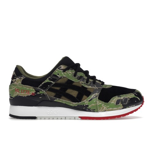 Кроссы ASICS Gel-Lyte III Atmos Green Camo - мужская сетка размеров