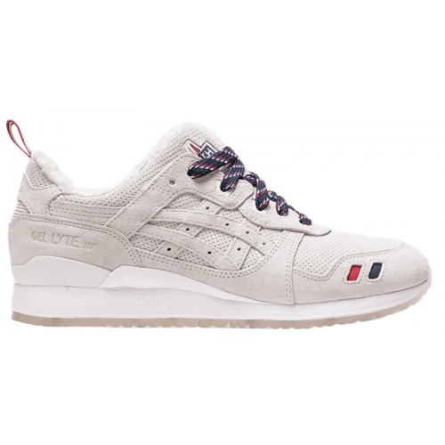 Кроссы ASICS Gel-Lyte III Kith x Moncler Cream - мужская сетка размеров