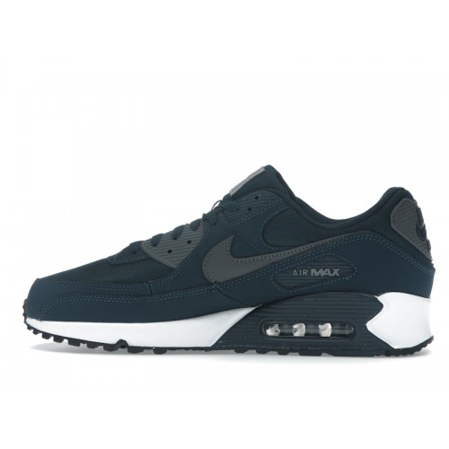 Кроссы Nike Air Max 90 Armory Navy - мужская сетка размеров