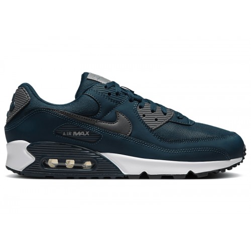 Кроссы Nike Air Max 90 Armory Navy - мужская сетка размеров