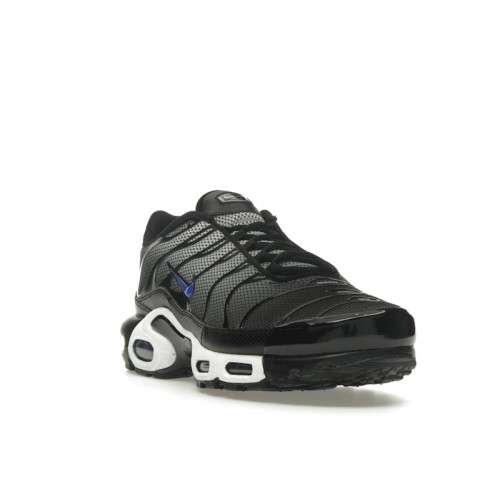 Nike Air Max Plus Black Racer Blue White - мужская сетка размеров