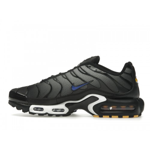 Nike Air Max Plus Black Racer Blue White - мужская сетка размеров