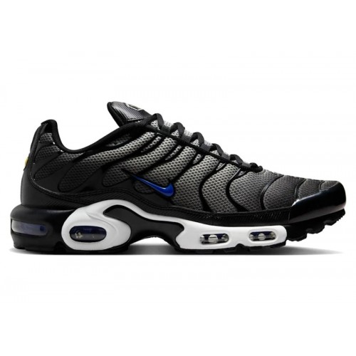 Кроссы Nike Air Max Plus White Black Racer Blue - мужская сетка размеров