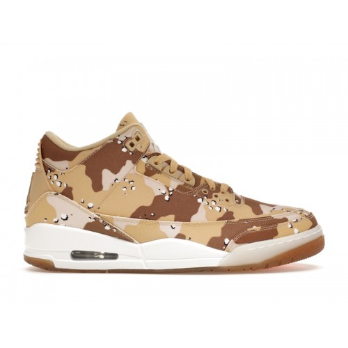 Кроссы Jordan 3 Retro WNBA Desert Camo (W) - женская сетка размеров