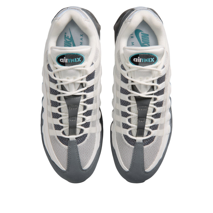 Nike Air Max 95 Big Bubble Summit White Smoke Grey Dusty Cactus - мужская сетка размеров Nike Air Max 95 Big Bubble Summit White Smoke Grey Dusty Cactus - мужская сетка размеров