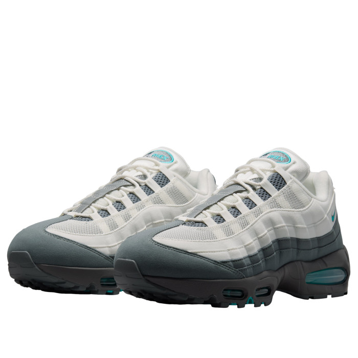 Nike Air Max 95 Big Bubble Summit White Smoke Grey Dusty Cactus - мужская сетка размеров Nike Air Max 95 Big Bubble Summit White Smoke Grey Dusty Cactus - мужская сетка размеров