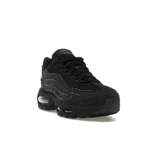 Levis x Nike Air Max 95 OG Black Anthracite - мужская сетка размеров