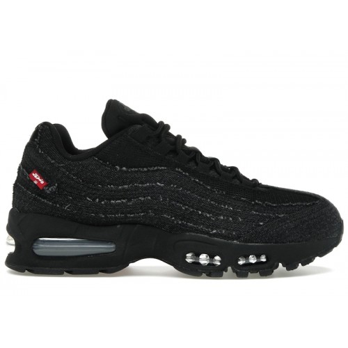 Levis x Nike Air Max 95 OG Black Anthracite - мужская сетка размеров