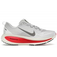 Nike Vomero 18 Platinum Tint Siren Red Light Smoke Grey Metallic Pewter