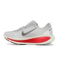 Nike Vomero 18 Platinum Tint Siren Red Light Smoke Grey Metallic Pewter