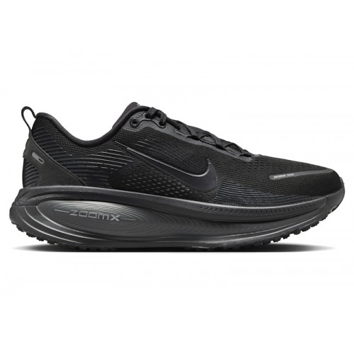 Кроссы Nike Vomero 18 Black Dark Smoke Grey Light Smoke Grey - мужская сетка размеров