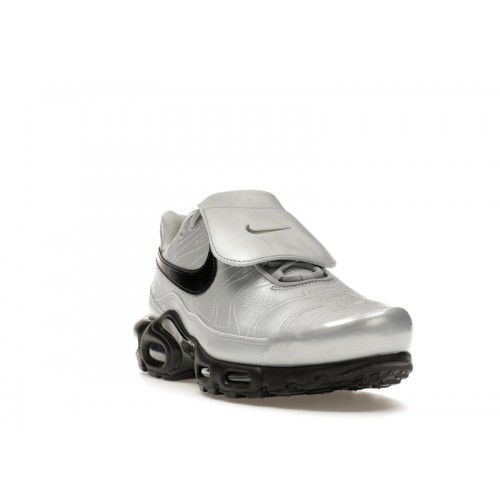 Кроссы Nike Air Max Plus Tiempo Wolf Grey Black - мужская сетка размеров