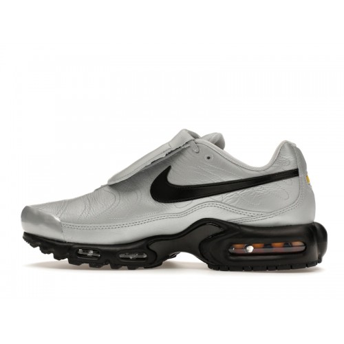 Кроссы Nike Air Max Plus Tiempo Wolf Grey Black - мужская сетка размеров