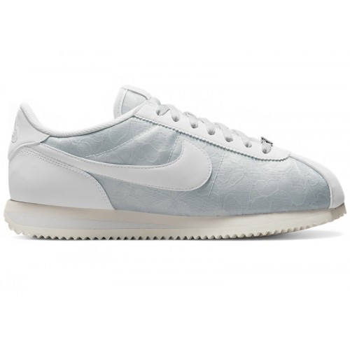 Nike Cortez Floral Lace Platinum Tint (W) - женская сетка размеров