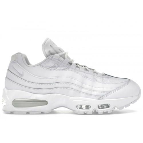 Nike Air Max 95 OG Big Bubble Triple White - мужская сетка размеров