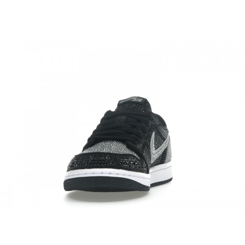 Swarovski x Wmns Air Jordan 1 Retro Low OG Shadow - женская сетка размеров