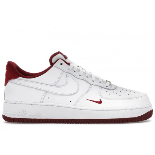 Nike Air Force 1 Low 07 LV8 White Team Red - мужская сетка размеров