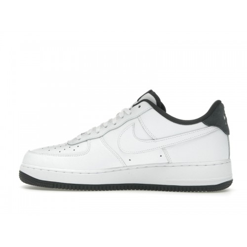 Nike Air Force 1 Low 07 White Anthracite Mini Swoosh - мужская сетка размеров